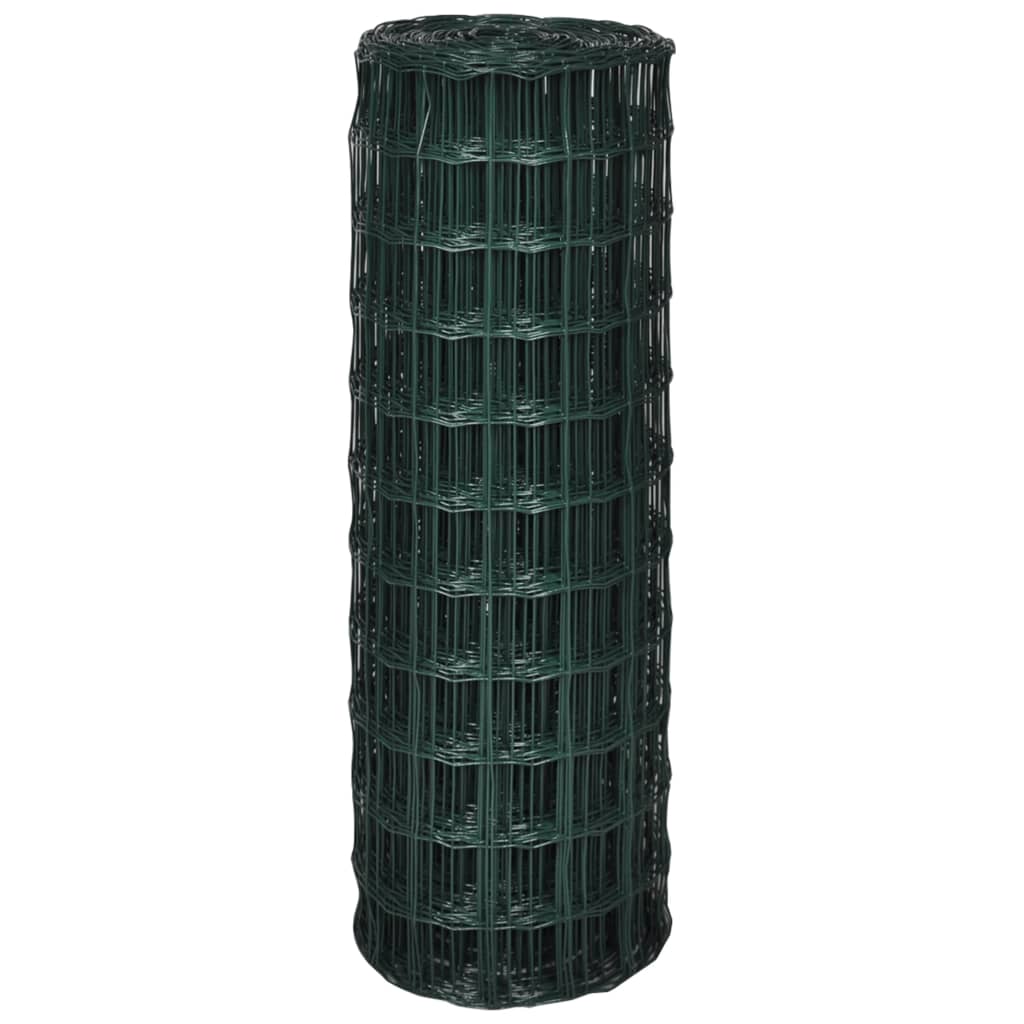 Vidaxl Euro HEK 10x0.8 m de acero verde