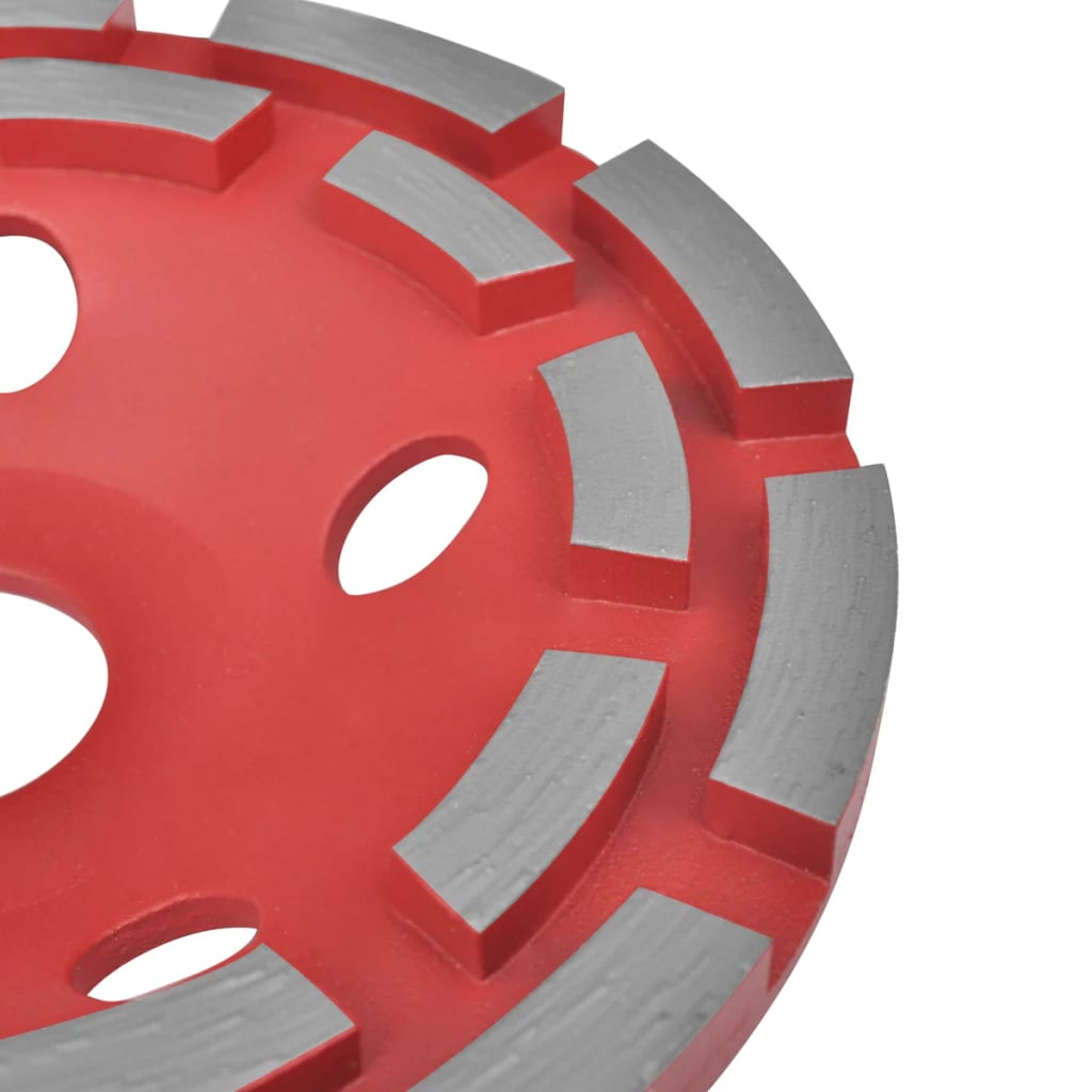 VidaXL Diamond grinding wheel with double row 180 mm