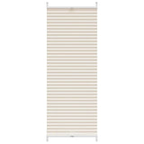 Vidaxl plasséjalind 60x125 cm Crème