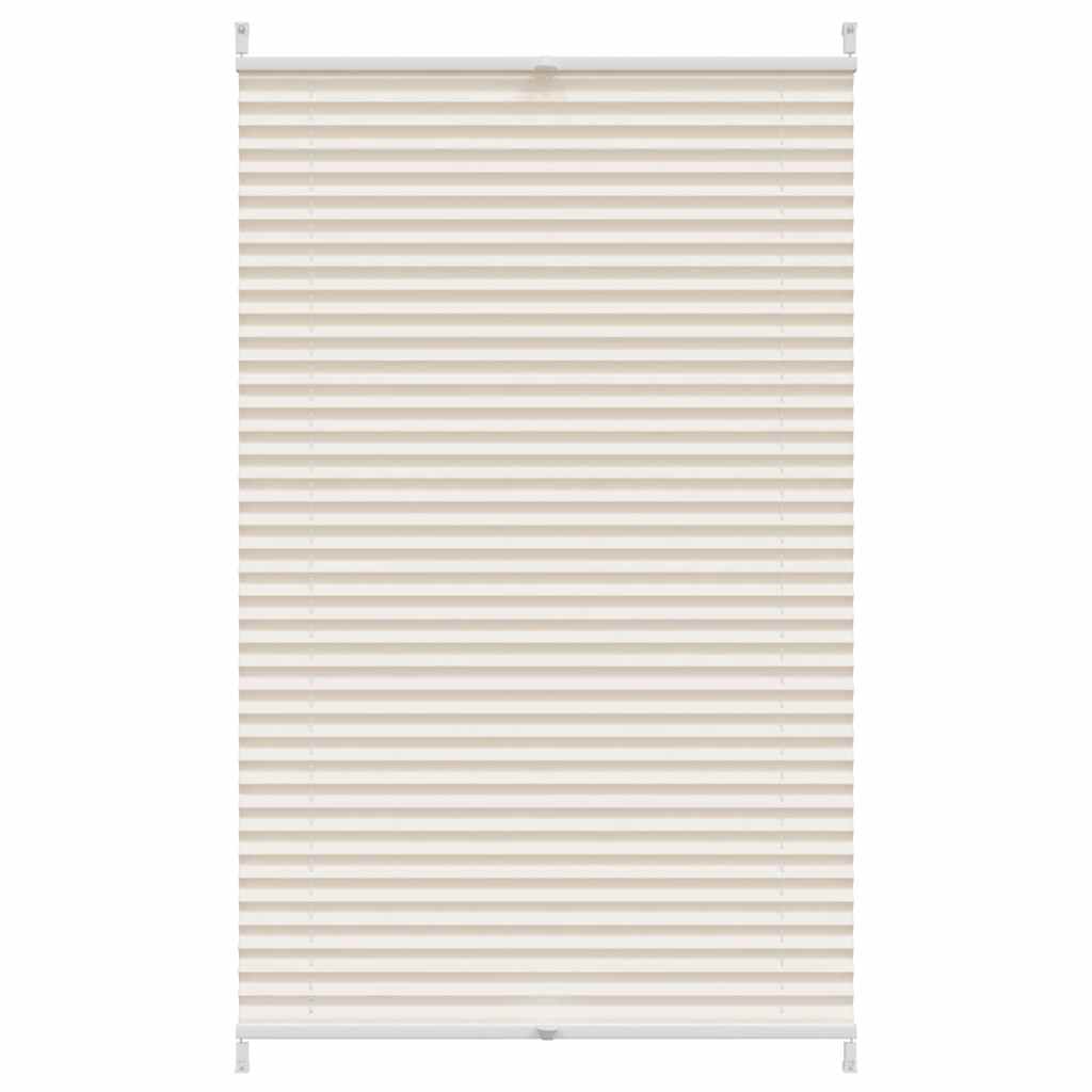 Vidaxl Plisséjalind 70x125 cm cream