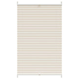 Vidaxl Plissé Roller Blind 80x125cm krém