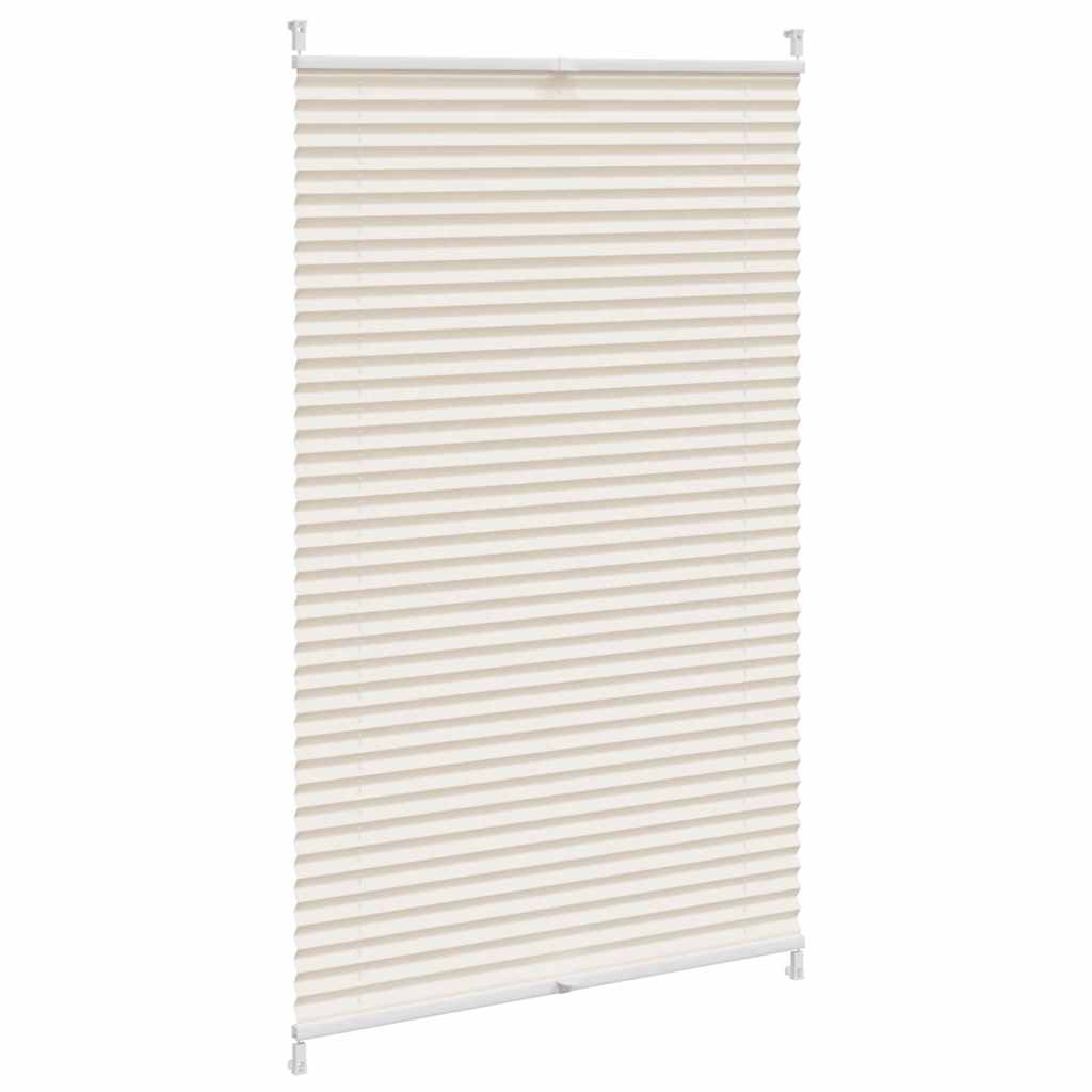 Vidaxl Plissé Roller Blind 80x150 cm creme