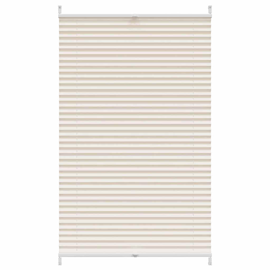 Vidaxl Plissé Roller blind 90x125cm cream
