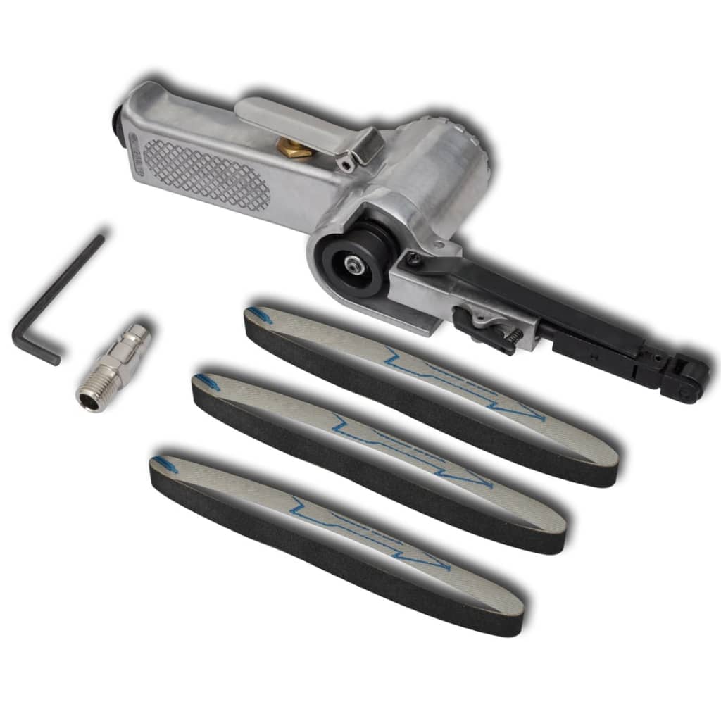 Vidaxl Sander neumático de presión de aire con 3 neumáticos