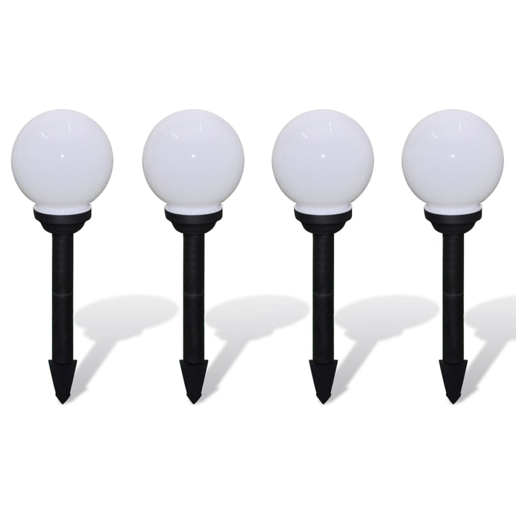 Vidaxl Garden path lamps 4 st with ground pin LED 15 cm