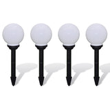 Vidaxl Garden path lamps 4 st with ground pin LED 15 cm