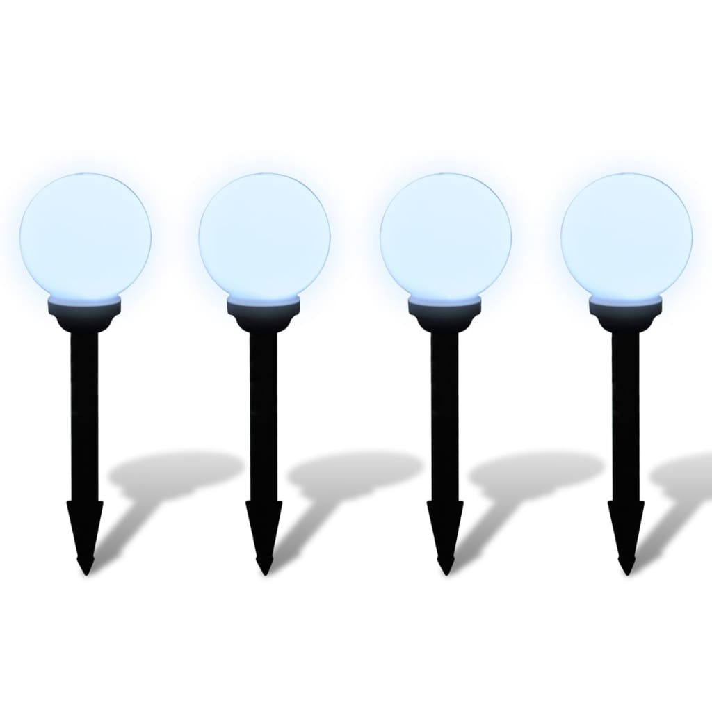 Vidaxl Garden path lamps 4 st with ground pin LED 15 cm