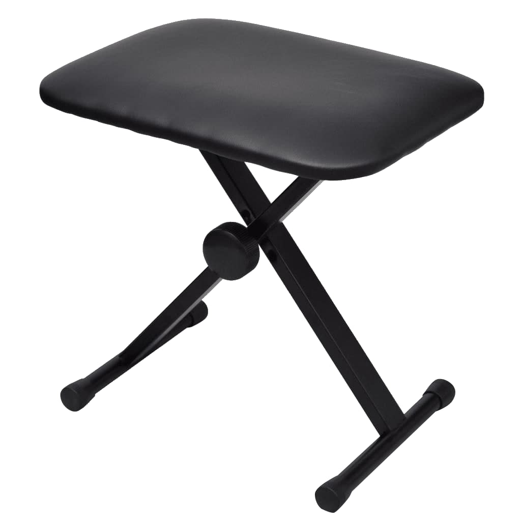 Vidaxl keyboard piano stool adjustable and foldable