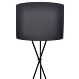 Vidaxl lampskärm för golvlampa med hög standard svart