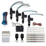 VidaXL door locking with 2 remote controls and 4 engines 12 V
