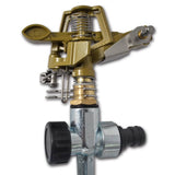 Bidaxl Garden Water Sprayers Impuls med galvaniserad metall jord stift 2 sts