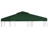 Arbor de tela de carpa de reemplazo de Vidaxl 310 g m² 3x3 m verde