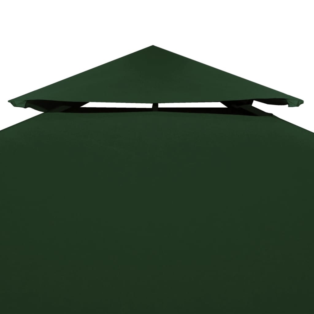 Arbor de tela de carpa de reemplazo de Vidaxl 310 g m² 3x3 m verde