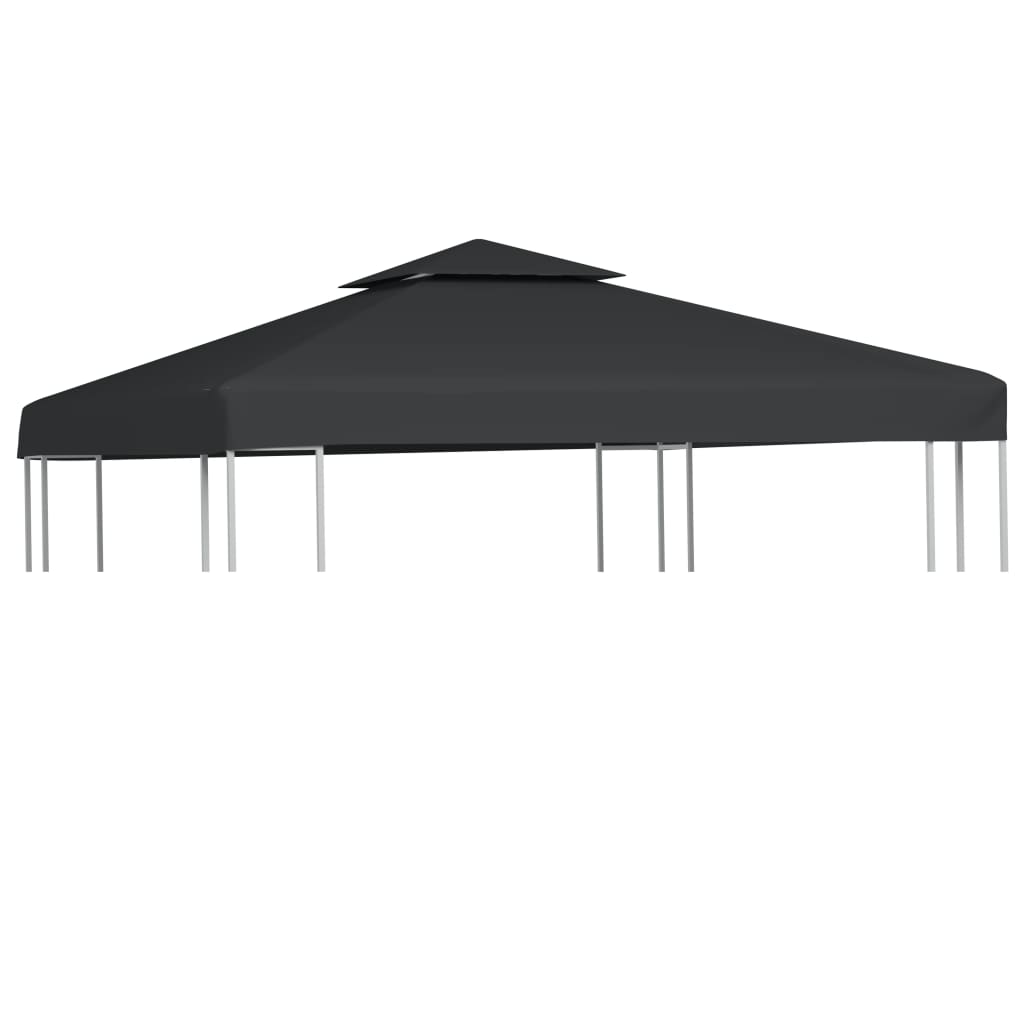 Vidaxl Ersatz Zomm Stoff Sobor 310 g m² 3x3 m donkel gro