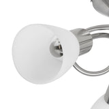 Vidaxl taklampa med glashuvor för 3 x E14 päron