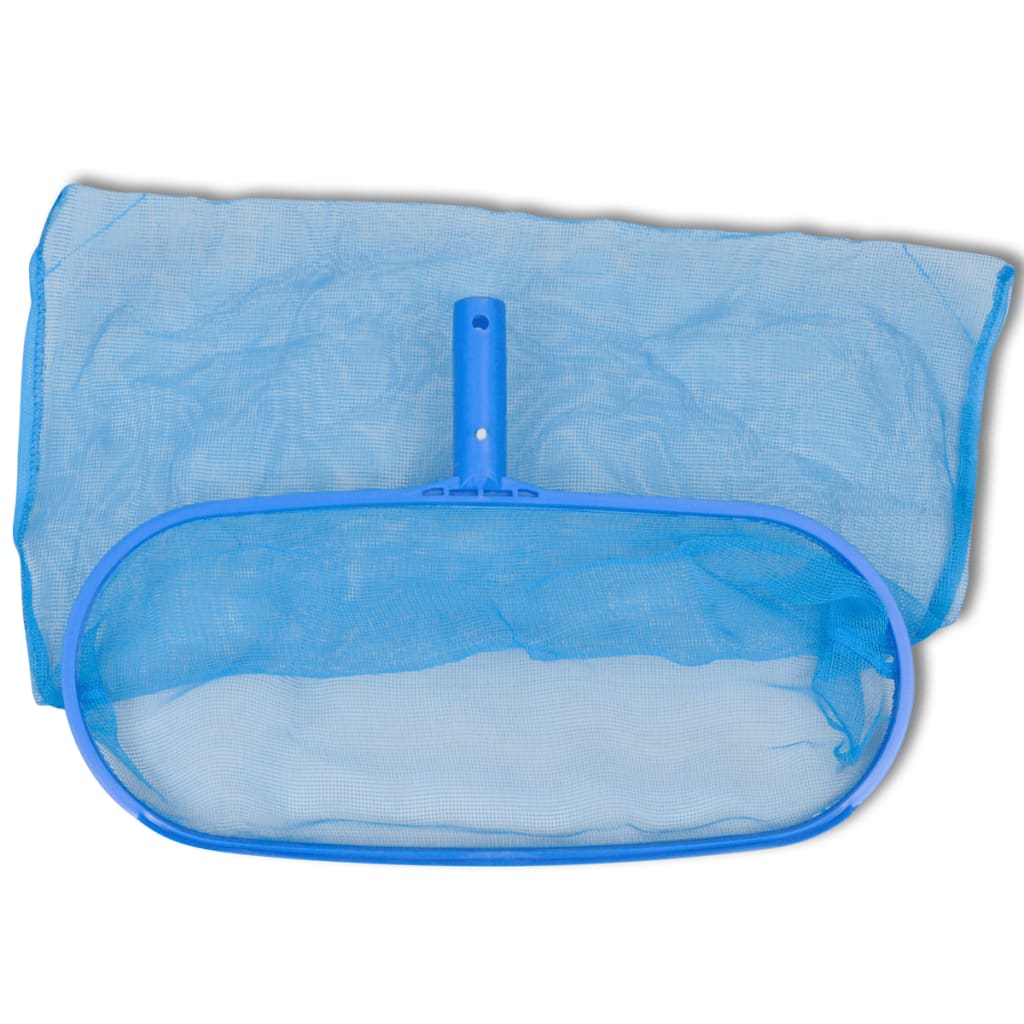 Vidaxl Swimming Pool Set - 2 Nets, 1 Scrubber, 1 Brush + Telescopic Paal