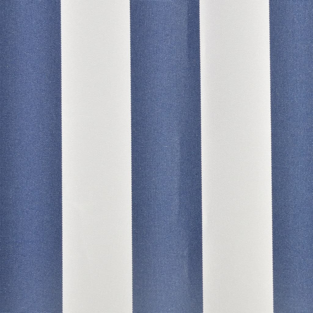 VidaXL Laifeldoek 3x2.5 m Canvas Blue and White