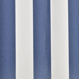 VidaXL Laifeldoek 3x2.5 m Canvas Blue and White