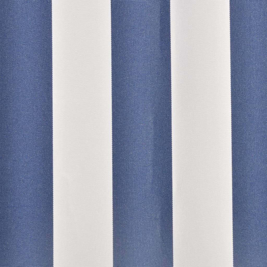 Vidaxl leeën leeën 4x3 m Canvas blo a wäiss