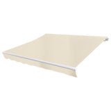 VidaXL Laifeldoek 4x3 m Canvas cream