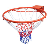 Vidaxl basketballring sæt med netto 45 cm orange