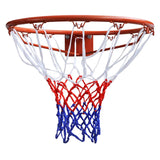 Vidaxl basketballring sæt med netto 45 cm orange