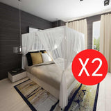 Vidaxl Mosquito Square com 3 aberturas 2 pcs