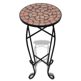 Vidaxl Bee table mosaic terracotta -colored
