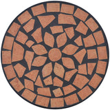 Vidaxl Bee table mosaic terracotta -colored