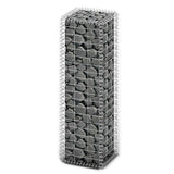 Vidaxl Schans basket with lids 100x30x30 cm galvanized wire