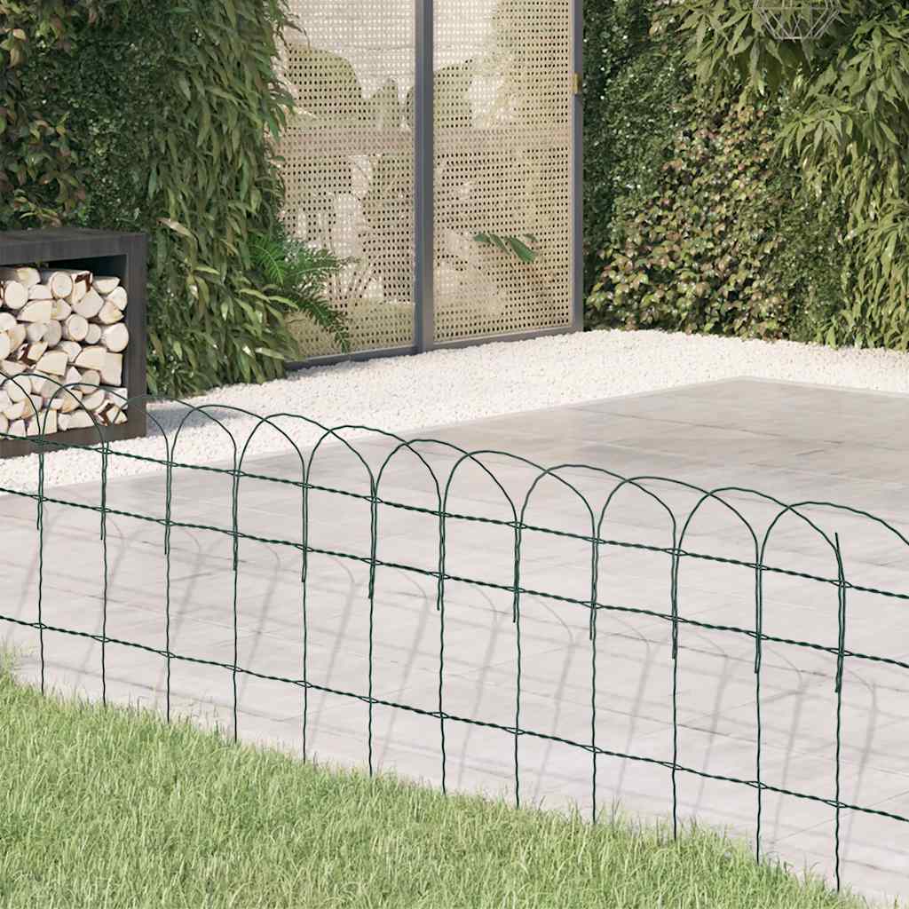 Vidaxl Border separation 10x0.4 m powder -coated iron