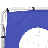 Vidaxl Football Goal com parede alvo de alta qualidade 240x92x150 cm de aço