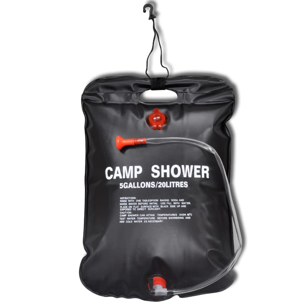 Vidaxl Camping Showers 2 St Solar 20 l