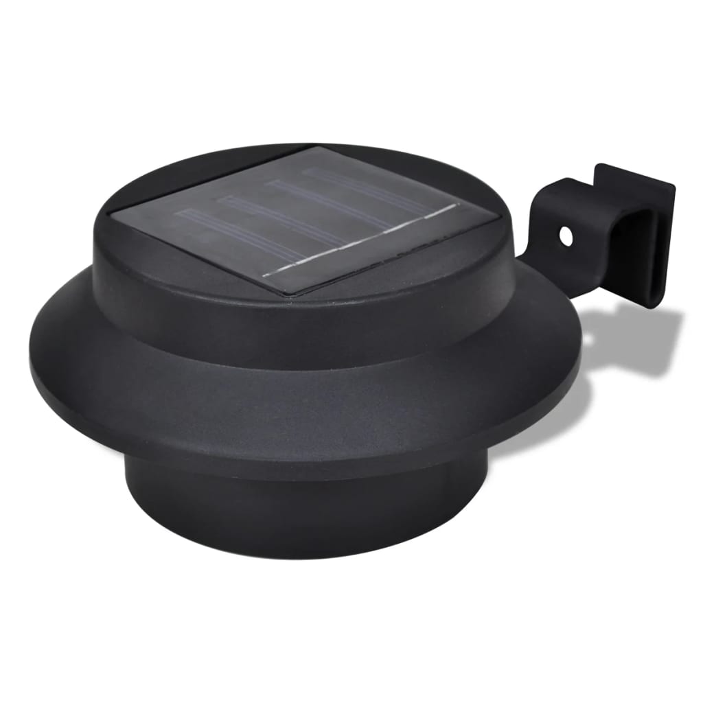 Vidaxl Solar Outdoor Lamp Set 6 stykker svart