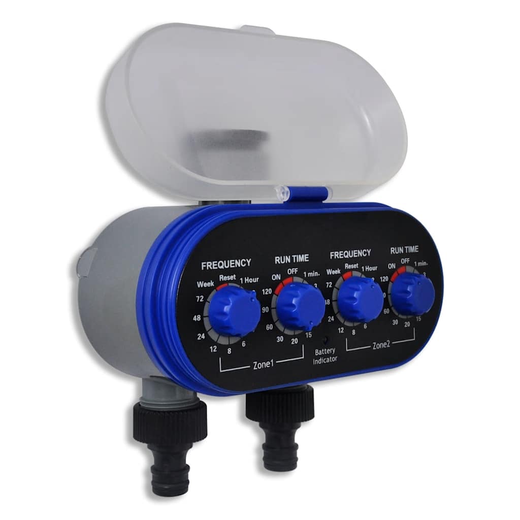 VidaXL Electric irrigation water -timer (2 outputs)