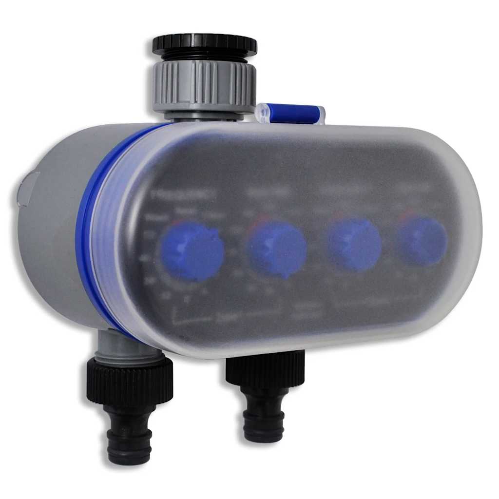 VidaXL Electric irrigation water -timer (2 outputs)
