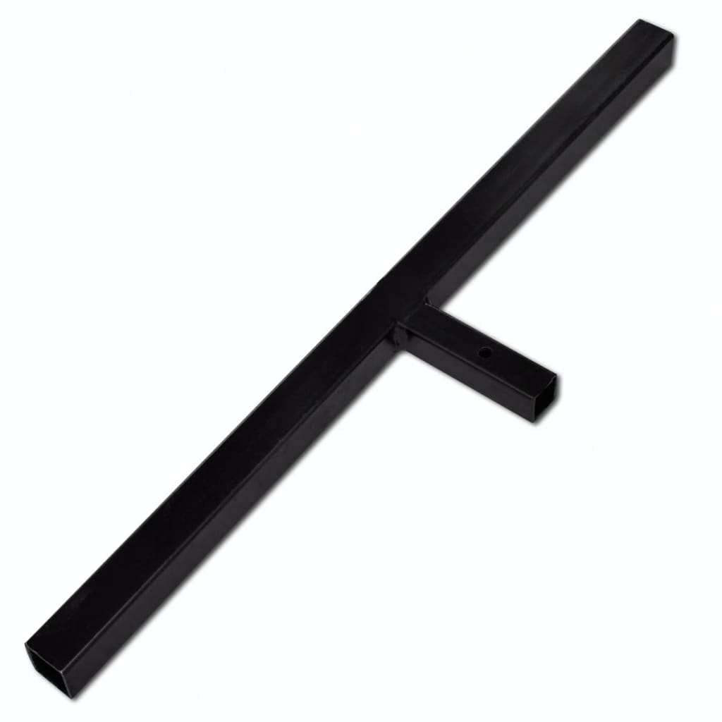 Vidaxl Ground drill with handle and screw head (double screw) 80 mm (black)
