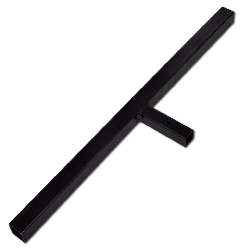 Vidaxl Ground drill with handle and screw head 200 mm (black)