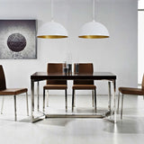 Vidaxl ceiling lamps in height adjustable semi -circular white 2 sts