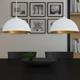 Vidaxl ceiling lamps in height adjustable semi -circular white 2 sts