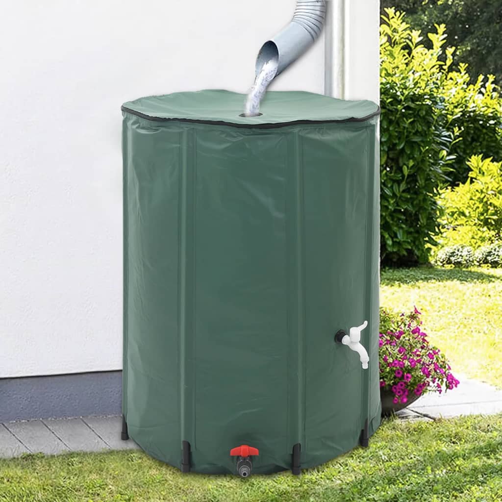 Vidaxl flappbar Waasser Tank 250l (Gréng)