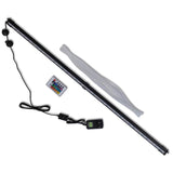 Lâmpada de aquário LED Vidaxl com bolhas RGB 94 cm