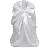Couverture de chaise de mariage vidaxl blanc (6 pièces)