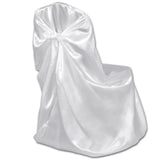 Couverture de chaise de mariage vidaxl blanc (6 pièces)