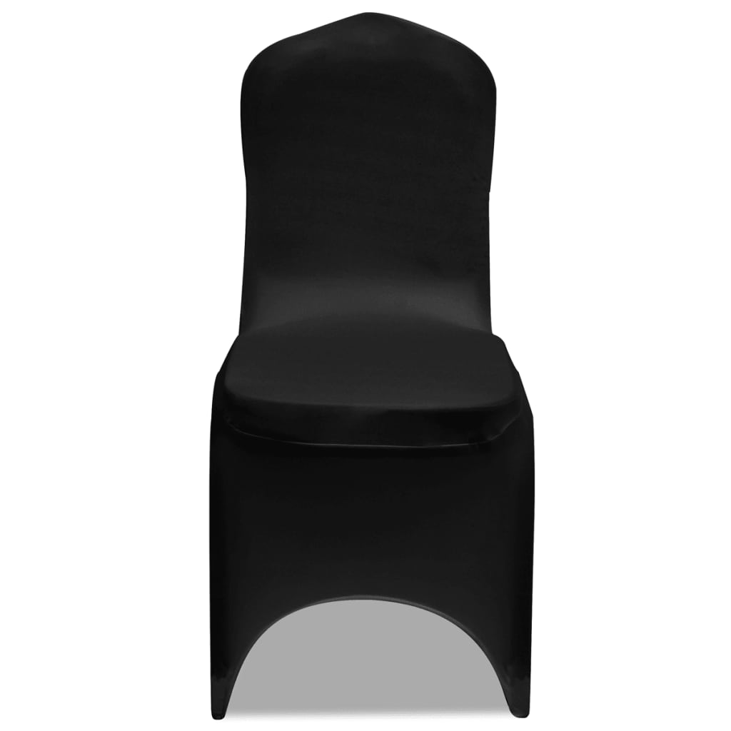 Vidaxl Chair Cover Stretch Black (6 pieces)