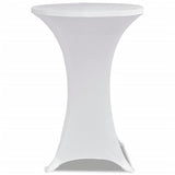 Vidaxl Stand Table Copertura Valuta Ø70 cm Bianco (2 pezzi)