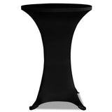 Vidaxl Stand Table Copertura Valuta Ø70 cm Nero (2 pezzi)