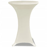 Vidaxl Stand Table Copertura Valuta Ø70 cm Crema (2 pezzi)