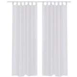 Vidaxl White Vetrage 140 x 225 cm 2 stycken