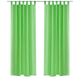 Vidaxl Gardin Apple Green 140x175 cm (2 stycken)